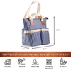 Customised Travel Lunch Bag Picnic Grocery Tote Bag Bottle Wine Cooler Bag Insulated Wine Carrier for Women Men