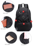 Custom school backpack bookbag wholesale nylon waterproof travel backpack for outdoor sports