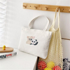 Premium Luxury Canvas Tote Bags Wholesale Custom Logo Factory Price Plain Tote Bag Cotton Canvas with Zipper