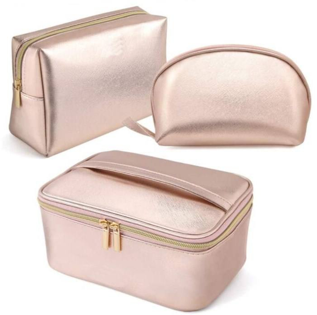 Portable Ladies Elegant Travel Toiletry Accessories Organizer Women Make Up Pouch Custom Makeup Bag Cosmetic Bag