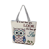 New Fashion Custom Logo Cotton Canvas Beach Shopping Bag Sling Crossbody Shoulder Bag for Women