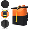 Large Storage Compartment Fashion Roll Top Waterproof Traveling Backpack Customized Laptop Back Pack
