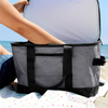 Portable Insulated Picnic Cooler Lunch Box Foldable Collapsible Cooler Tote Bag Grocery Shopping Bag