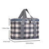 Women Girls Oxford Thermal Handbags Aluminum Foil Cooler Lunch Bag Insulated Bags For School Kids