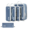 Tear-resistant Expandable Compression 5 Sets Packing Cubes with Shoe Bags for Travel
