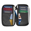 Travel Wallet & Family Passport Holder RFID Blocking Document Holder & Organizer Protects Your Passports