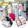 Custom Printed Travel Luggage Organizer Sets Compression Packing Cubes