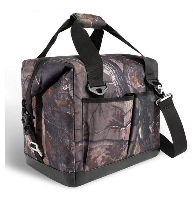 Good Price Camo Outdoor Beach Camping Fishing Insulated Tote Bag Travel Thermal Lunch Cooler Bag for Mens