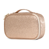 Fashion Pu Leather Cosmetic Bag Zipper Storage Toiletry Bag Travel Wash Bag