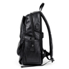 Fashion outdoor travel pu leather laptop business bag back bag for men backpack leather mochila