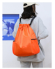 420D Polyester Nylon Promotional Sports Basketball Drawstring Bag Travel Custom Logo Bulk Drawstring Backpack Bag