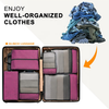 4 Pack Expended Style Portable Travel Cubes for Packing Cloth Compression Durable Organizer Packing Cubes Compression