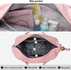 large capacity female pink short distance Duffle Bags travel portable exercise bag dry and wet separation training travel bag