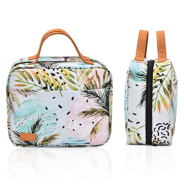 Amazon Popular Wholesale Waterproof Fold Cosmetic Bag Travel Wash Gargle Bag Hanging Makeup Organizer Bag