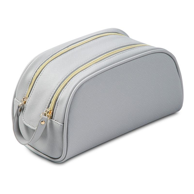 Travel Women Beauty PU Leather Custom Color Private Label Logo Cosmetic Bag Make Up Toiletry Organizer Makeup Zipper Bags