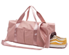 Tote Gym Weekender Bag with Shoes Compartment And Large Wet Pocket for Beach Swim Workout Sport Travel Weekend