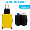Thermal Luggage Travel Cup Holder Bag With Shoulder Strap Insulated Travel Drink Caddy Free Your Hand Oem Acceptable