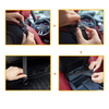BSCI Manufacturers Car Mesh Bag Seat Middle Bracket Front Seat Storage Bag