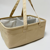 custom logo babdy diaper caddy bag 14 15 17inch durable cotton canvas nursery organizer tote bag