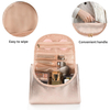 Factory Wholesale Cosmetic Waterproof PU Leather Toiletry Organizer Bag Luxury Makeup Bag