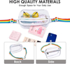 Clear Fanny Pack Wholesale Customize Logo Waterproof Clear Bag Waist Approved Clear Belt Bag Waist Bag
