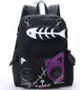 Canvas Notebook Laptop School Speaker Backpack Cycling Daypack for Girls