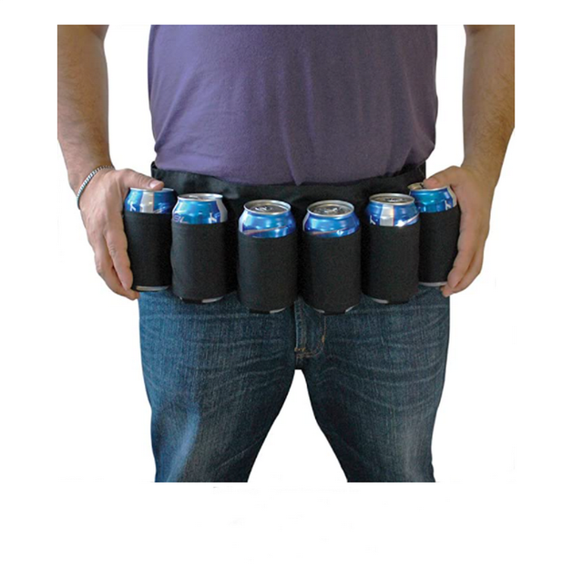 Outdoor Portable Water Cup Carrier Holder Climbing Hiking Beer Holster Cans 6 Bottle Pack Belt