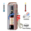 Custom Thermal Insulated Cooler Bag Luxury Wine Bottle Gift Bag