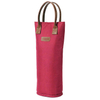 Promotional Portable Insulated Cooler Bag Thermal Wine Carrier Bag With PU Handle And Label