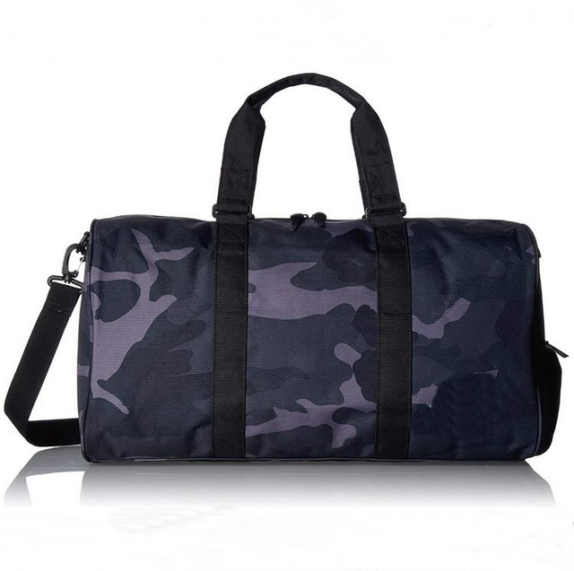 Camo Camping Weekend Overnight Gym Duffel Sport Bag Mens Travel Duffle Bag with Shoe Compartment