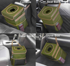 Portable SUV Car Backseat Garbage Storage Bag Reusable Leakproof Hanging Trash Bag With Lid And Storage Pockets