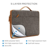 17 inch Laptop Sleeve Case Briefcase Portable Carrying Plush Lining Laptop Sleeve Notebook Case Bag