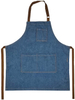 Durable denim kitchen apron good design cotton denim baking apron unisex