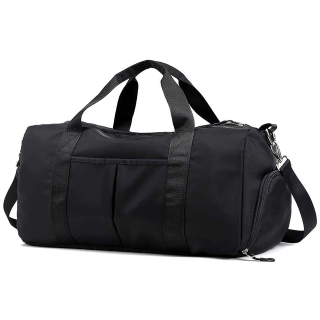 Travel Spend The Night Duffle Bag Gym Sports Black Custom Logo Fashion Duffel Bag Women Overnight