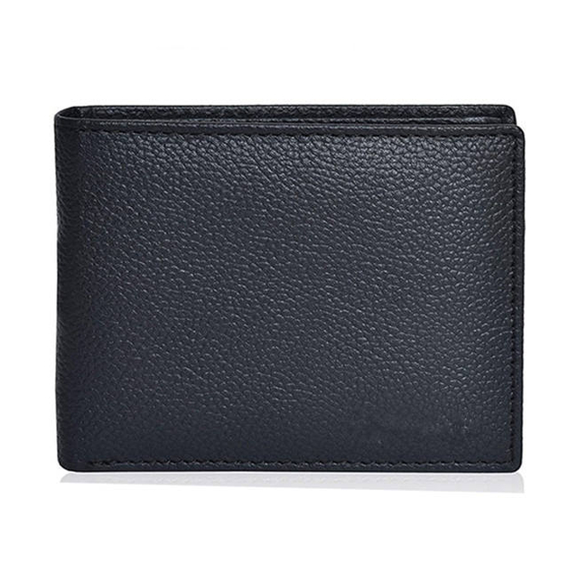 OEM Mens Slim Leather Wallets, Custom RFID Blocking Bifold Front Pocket Wallets