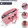 Pink Durable Food Insulation Thermal Storage Organizer Lunch Cooler Bag Insulated Bags For Women Girls