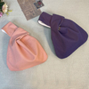 Simple Japanese Cotton And Linen Knotted Wrist Bag Sport Shopping Mini Knot Bag