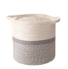 Portable Clothing Toy Laundry Blanket Cotton Storage Basket Eco-friendly Cotton Rope Storage Basket