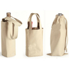Custom Logo Reusable Wine Bags Cotton Canvas Wine Tote Bag for Bottle