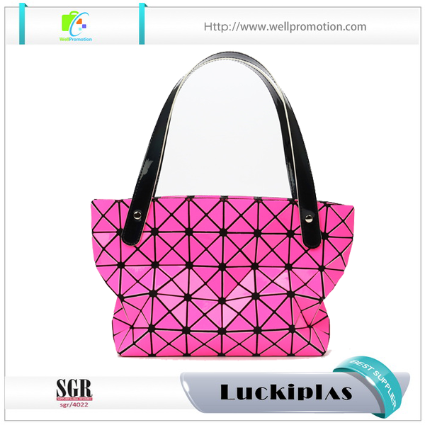 New design changeable shape lattice handbags PVC Tote bags