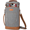 2 Bottle Wine Cooler Bag Insulated Wine Carrier Sling Bag with Handle Insulated Wine Tote Bag with Cooler