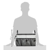 Multi-Compartment Portable Car Trunk Storage Foldable Back Seat Organizer Box
