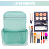 Travel Custom PU Leather Trousse Maquillage Makeup Bag Cosmetic Bags For Women Make Up Tools With Handle