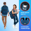 Large Soft Double Deck Beer Cooler Backpack Insulated Leak Proof Lunch Rucksack Cooler Bag for Beach Day Trip