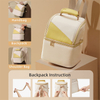 Collapsible Freezer Thermal Shoulder Strap Backpack Cooler Bag Portable Hiking Breastmilk Storage Bags Box
