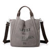 Tote Canvas Premium Custom Ladies Fashion Tote Canvas Crossbody Bag Custom Handbag with Adjustable Shoulder Strap