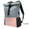 Custom Logo Rolltop Business Laptop Backpacks Bookbags Unisex School Bags Polyester Waterproof Backpack Daypack Large