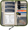Portable Personalized Document Holder Travel Document Wallet Passport Travel Insurance Card Holder Wallet