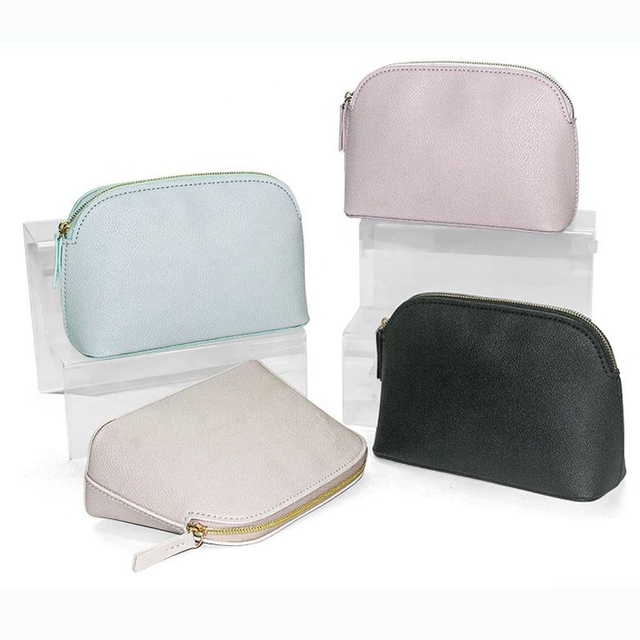High Quality Women Makeup Case PU Leather Travel Toiletry Bag Portable Makeup Cosmetic Bag