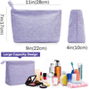 Wholesale Customized Oxford Travel Cosmetic Toiletry Bag Eco Friendly Pouch Toiletry Organizer Makeup Brush Bag